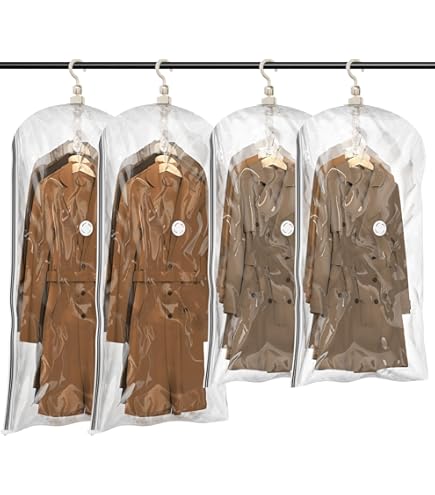 4CONVY 19 Sacs De Rangement Sous Vide Avec Pompe - Housse Hermétique Pour Vêtements Et Couette