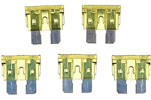 SIXTOL MECHANIC FUSE SET 20A | Set di fusibili piatti auto 20A | 100 fusibili standard | per auto/camper/moto