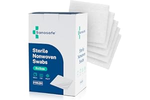 Sanosafe Sterila Nonwoven-kompresser 5x5 cm 100 stycken