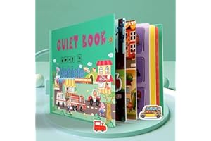 DAZZTIME Montessori Quiet Book, zabawka Montessori, Interactive Busy Book, spokojna książka Montessori dla maluchów, zabawka edukacyjna