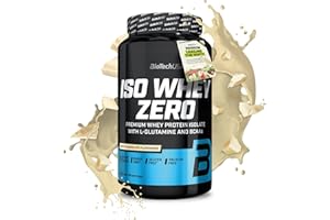 BioTechUSA Iso Whey Zero | Premium Whey Protein Isolate | Grass-Fed | Enzyme-Free | Sugar- and Gluten-free, 908 g, Chocolat Blanc