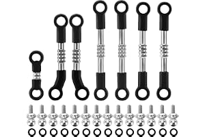 INJORA Justerbar länkset i rostfritt stål för 1/24 buggy Losi Micro-B 1/28 Micro-T uppgradering