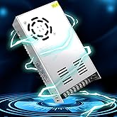 LightingWill 12V 30A 360W DC Universal Regulated Switching Power Supply, Converter AC 240V to DC 12V LED Power Adapter Transf