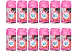 Fresh & More Lufterfrischer Nachfüller (12er Pack) 250ml, Plumeria&Wildrose