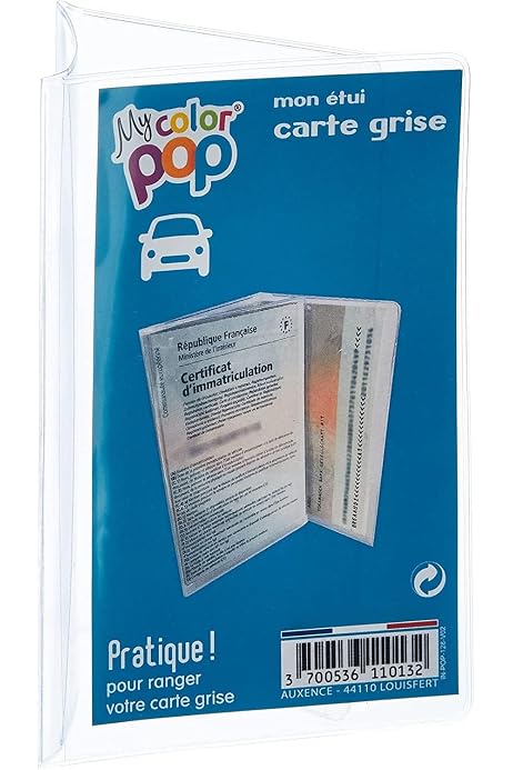 Porte-documents Véhicule 2 Et 3 Volets NEMAU - Pour Carte Grise, Permis, Assurance - Fabriqué En France