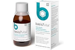 basis 7 vital zur Stärkung von Immunsystem & Nervensystem von sanoctua, natürliche Immunkur zum Trinken mit Gelee Royale, wertvollen Vitaminen & Mineralien, 100ml