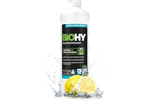 ‎BIOHY BiOHY Allzweckreiniger Konzentrat (1l Flasche) | Bio Allesreiniger für Boden und Haushalt | Kalkreiniger Konzentrat mit universaler Anwendung | schnell und effektiv | Universalreiniger