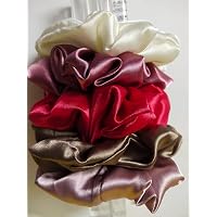 Satin Scrunchies Hair Accessories for Women pack of 5