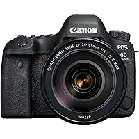 Canon EOS 6D Mark II 26.2MP Digital SLR Camera with EF24-105 mm f/4L is II USM Lens