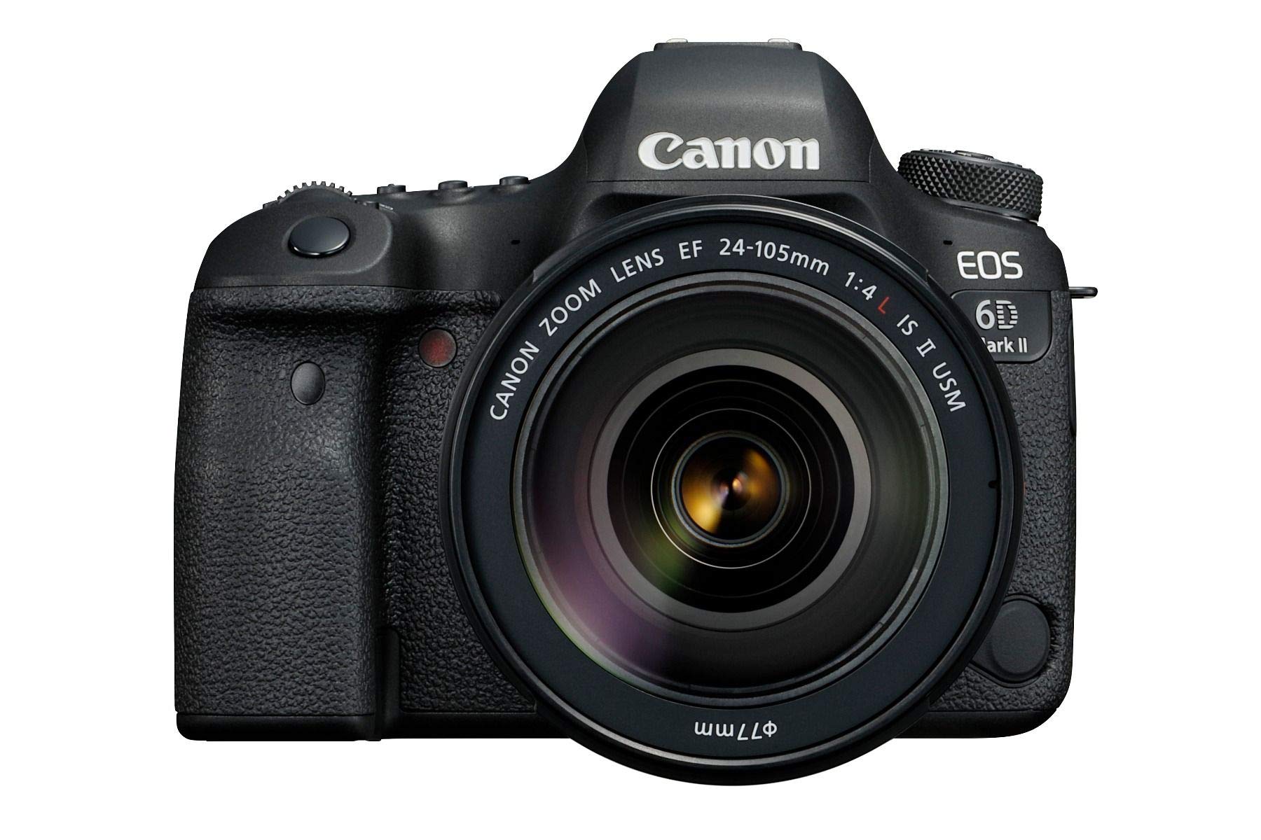 Canon EOS 6D Mark II 26.2MP Digital SLR Camera with EF24-105 mm f/4L is II USM Lens [Black]
