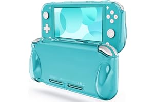 JETech Hülle für Nintendo Switch Lite 2019, rutschfeste Silikonhülle Schutzhülle mit Federung und Anti-kratzt, Turquoise