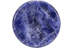 Morella Mujeres Coin Moneda Colgante Amuleto 33 mm Piedra Preciosa Gema Plato Gema Chakra