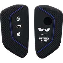 Coque Silicone Pour Clé De Voiture 3 Boutons - Protection Antichoc - Compatible Mini, Volkswagen - Design Stickerbomb Finest-Folia