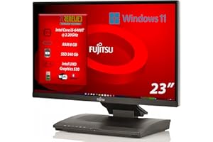 PCRENEWED TECNOLOGIA ACCESSIBILE PcRenewed Esprimo X956 Computer ricondizionato fisso All In One PC Desktop Intel I5 6400T RAM 8GB SSD 240 Win11 Display 23" Full HD KEY WiFi BTH (Ricondizionato)