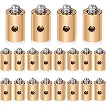 EMagTech Bremskabel-Nippelschrauben 10 Stück - Lötfrei Für Motorrad & Fahrrad