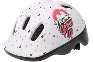 Polisport Baby Helmet-HOGGY-(XXS = 44/48), Casco Unisex-Adult, Bianco/Rosa Opaco, TU EU