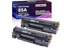 Zambrero Compatibile Toner CE285A Sostituzione per HP CE285A 85A Cartuccia Toner per HP LaserJet Pro P1102W P1102 P1005 P1100 P1006 M1132 M1212nf M1136 M1130 M1217nfw, Canon LBP3010 LBP6000 (2 Nero)