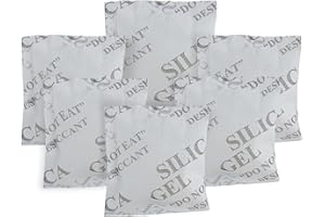 ANATI 30 Stück lebensmittelechtem Kieselgel je 10 g, Silica Gel Silicagel Beutel Sachets Trockenmittel Feuchtigkeit Absorber Desikkant, Silicabeutel Trockenmittelbeutel