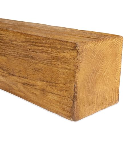 Travi Decorative In Finto Legno - Effetto Rovere Chiaro, 12x12x200 Cm, Per Interni Rustici - Foto 12