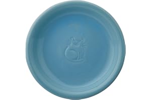 Nobby Ceramiczna miska na mleko dla kotów, jasnoniebieska, Ø 14 x 2 cm