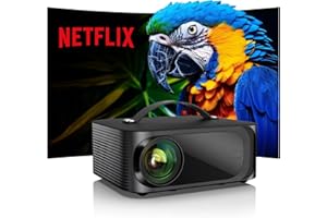 ‎ONOAYO Projector 4K Suitable for Netflix Dolby Audio 30000L Smart Mini Projector Home Cinema Remote Focus 4P Trapezoidal Correction ONOAYO WiFi6 Bluetooth Full HD 1080P Supports 4K Outdoor Mobile Phone