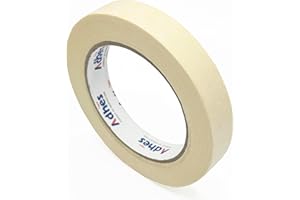 Amazinnov - 50m*18mm Ruban de masquage pour peinture et masquage. Adhésif sans laisser de résidus. (Lot 1,50mm*18mm)