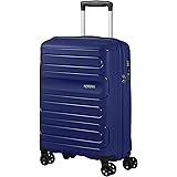 American Tourister Sunside - Spinner, Bagaglio A Mano Adulti, Blu (Dark Navy), S 55 cm 35 L