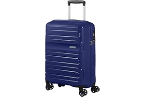 American Tourister Sunside - Spinner, Bagaglio A Mano Adulti, Blu (Dark Navy), S 55 cm 35 L