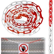 Catena Di Plastica Per Il Parcheggio 6 Mm X 20 Metri Bianca E - 7