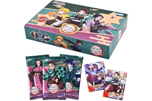 YCVBCY Anime Cartas, 36 Packs(7 Cards/Pack) Carta coleccionables de Anime para niños, Juego de Cartas de Anime para jóvenes, para Aficionados, niños, Adolescentes y Adultos