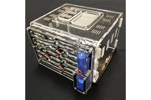 ant grape humedad de bricolaje grande 9color Disponible con nido de hormiguero, Hormiga Acrílica, Hormiguero Acrílico (Black)