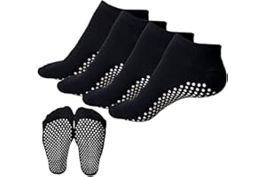 KEYRI Comodos Calcetines Yoga Pilates Para Mujeres y Hombres Antideslizantes Calcetines Artes Marciales Calcetín Tobillero Deportivo Con Puntos Antideslizantes,Talla única