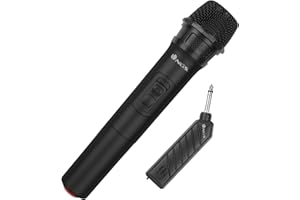 NGS Singer AIR - Kabelloses dynamisches Mikrofon, mit Einer Reichweite von 20 Metern und Plug&Play-Funktion