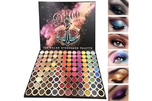 ‎BEAUTY SEARCHER Beauty Searcher 108 Farben Professionelle Lidschatten Palette, Matte Schimmer Glitter Bunte Lidschatten, Hochpigmentierte Wasserfeste Langanhaltende Nude Makeup Palette Augen Make Up Sets