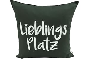 CB Home & Style Outdoor Garten Kissen Wasserabweisend Wasserfest 45 x 45 cm mit Füllung (LieblingsplatzAnthrazit)