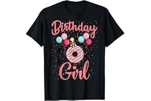 FUNNY DONUT BIRTHDAY GIRL T-SHIRT Donut pour anniversaire de fille T-Shirt