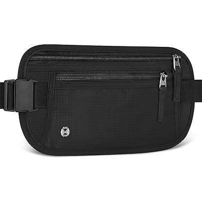 Borsa Denaro Nascosta Cintura Porta Soldi Da Viaggio Con Blocco RFID - Impermeabile, Fanny Pack Nascosto Borsa Frigo Termica - Foto 7