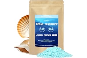Aomig Koraliki Wzmacniające Zapach do Prania w Trakcie Prania, Perły Zapachowe do Prania, Koraliki Zapachowe do Prania w Trakcie Prania, Koraliki do Prania Luzem Dodają Odświeżający Zapach do Twoich