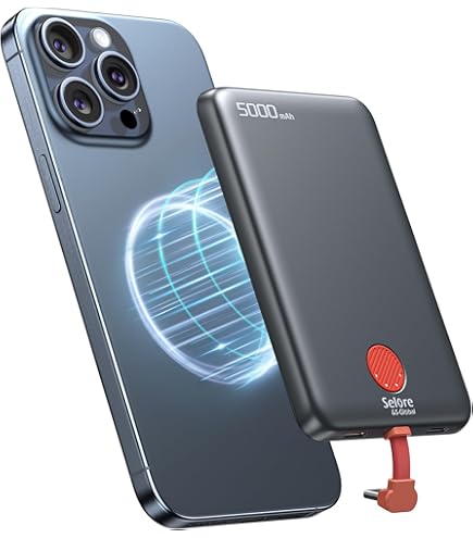 Power Bank Magnetico 5000mAh Magsafe - Ricarica Wireless 22.5W Per IPhone - Foto 11