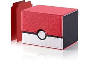 EPHOSHI MTG Deck Box, Magnetic Card Deck Case for 80+ Single Sleeved Cards with 2 Dividers,Premium Card Storage Box for MTG,TCG,YGO,Trading/Sport Cards