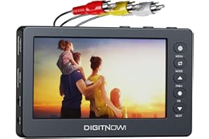 DIGITPRO Video to Digital Converter, VHS to Digital Converter, Video Recorder Capture with 5" OLED Screen, Convert VHS to Digital, AV&HDMI Reocord from VHS, DVD, VCR, Hi8, Tapes, Camcorders
