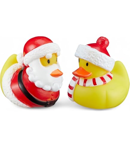 Lot De 5 Canards De Bain MIJOMA Peints à La Main - Sans Latex - 6cm - Décoration Salle De Bain Et Jouet