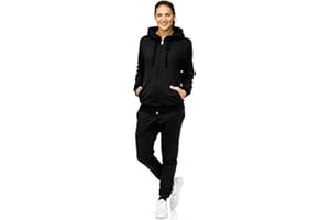 Violento Jogginganzug | Damen | Frauen | Trainingsanzug | Tracksuit | Uni Colour | Sportanzug | Fitness 586 Basics Baumwolle | Homewear Präsentationsanzug