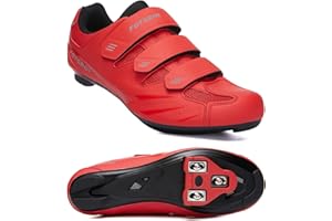 FOTGOAT Hombre Zapatillas de Ciclismo para Mujer, Zapatillas Peloton Compatibles SPD ARC Look Delta con Tacos, Zapatillas Unisex Montar Bicicleta Interior, Zapatillas Bicicletas de Carretera Exterior