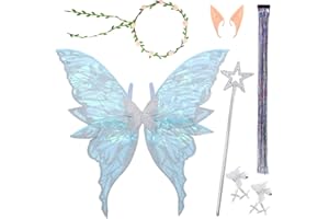 SOLORASS Skrzydła wróżki dla dorosłych i dzieci