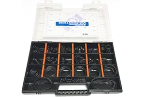 DIEHR & RABENSTEIN O-Ring NBR 70 Sortiment Nr. 1, 355-tlg., Dichtungen, Dichtringe, Gummiringe, Set