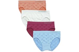 Channo Braguitas Infantil Niña Lisas con Flores Bordadas. Sin Costura Elástico Microfibra Suave. Packs Surtidos