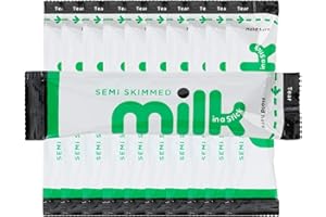 LAKELAND DAIRIES Lakeland Pritchitts Semi Skimmed Milk Sticks - Long Life Sachets (240 Sticks)