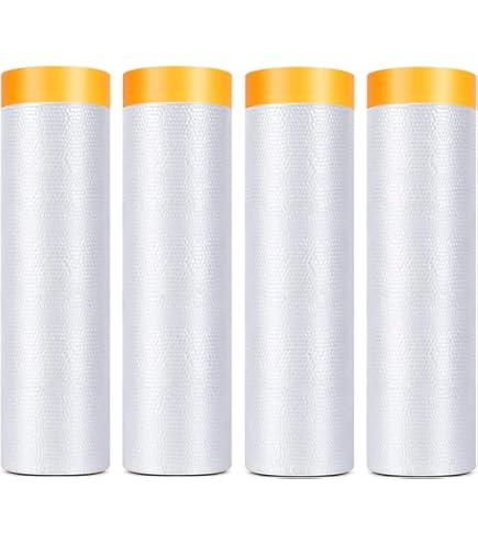 WOPPLXY 3 Rollen Afdekfolie Met Plakband, 270 Cm X 20 M - View #4
