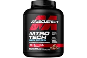 Muscletech Suplemento para Deportistas Nitro Tech Performance Series, Sabor de Chocolate - 1800 gr